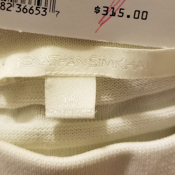 Off White Jonathan Simkhai stretch pencil Skirt - Picture 6 of 6